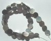 16 inch strand of 13mm Black Mother of Pearl Disks
